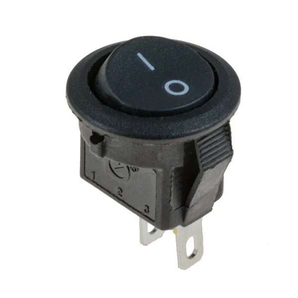 2-Pin Round Rocker Switch (ON/OFF) - 15mm SPST | ATMOSFÆR ENGINEERING